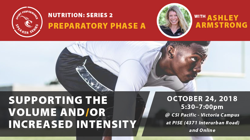 Sport Performance Speaker Series - SPSS - 181024