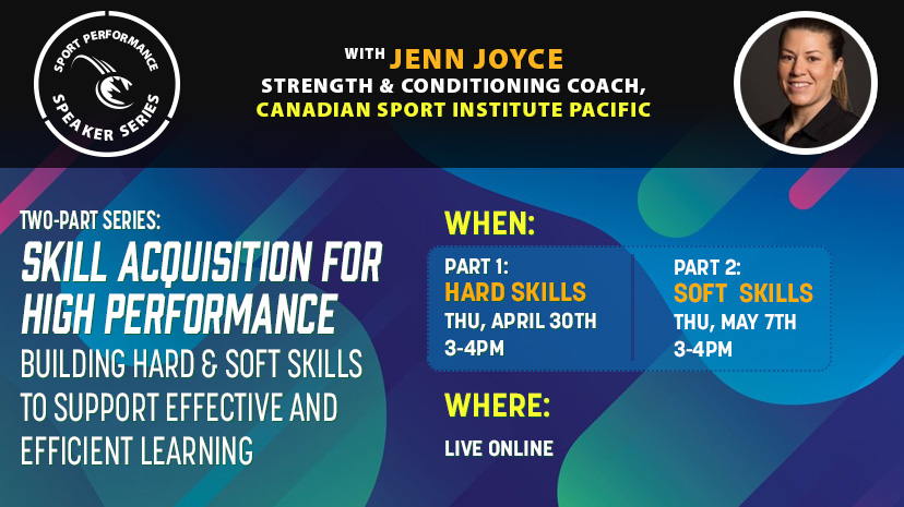 Sport Performance Speaker Series SPSS -200430 - Jenn Joyce